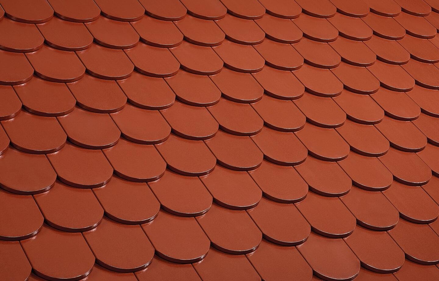 Plain Tile  - Standard tile Maroon | Image roof surface | © © ERLUS AG 2021