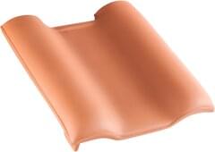E 58 S Lotus Air® - Pent roof verge tile left Lotus air® red | Image product range | © © ERLUS AG 2021