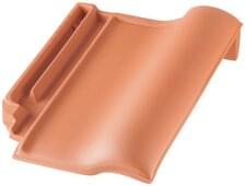 E 58 S Lotus Air® - Pent roof tile Lotus air® red | Image product range | © © ERLUS AG 2021