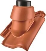 E 58 SL - Ceramic thermal exhaust gas through tile, Ø 110 or 125, complete Red | Image product range